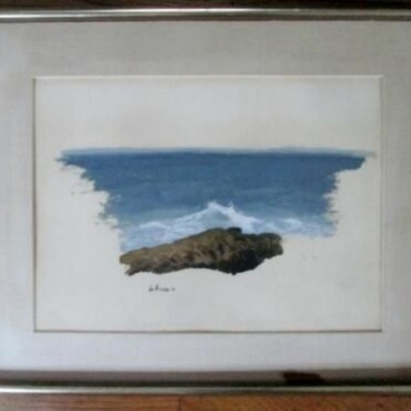 Other - Original Framed PAINTING ART Seascape Ocean Wave